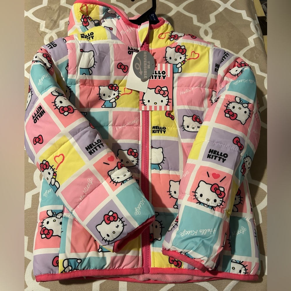 Hello Kitty Colorful Puffer Jacket - Picture 2 of 5